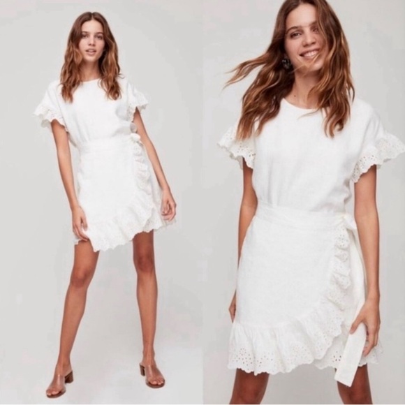 Aritzia Wilfred La Boheme Ninette new linen casual summer boho Dress Size XXS, M - Picture 5 of 16